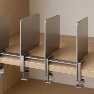 26 Adjustable Metal Clips for Cabinet & Shelf Organization