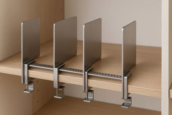 26 Adjustable Metal Clips for Cabinet & Shelf Organization