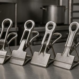 30 Heavy-Duty Wire Clips for Industrial Kitchen Use