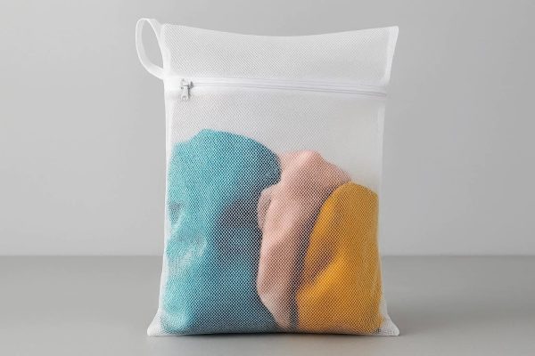 16 Transparent Mesh Laundry Bag for Quick Sorting