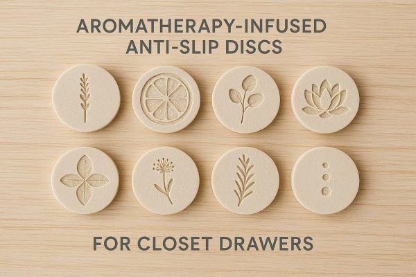23 Aromatherapy Infused Anti-Slip Discs for Closet & Drawers