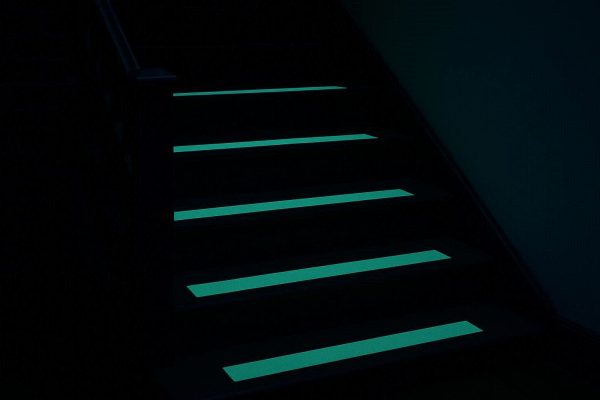 24 Glow-in-the-Dark Anti-Slip Treads for Nighttime Stair Safety
